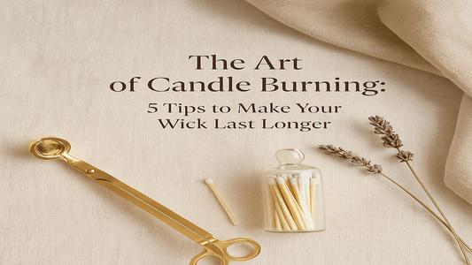 The Art of Candle Burning: 5 Tips to Make Your Wick Last Longer