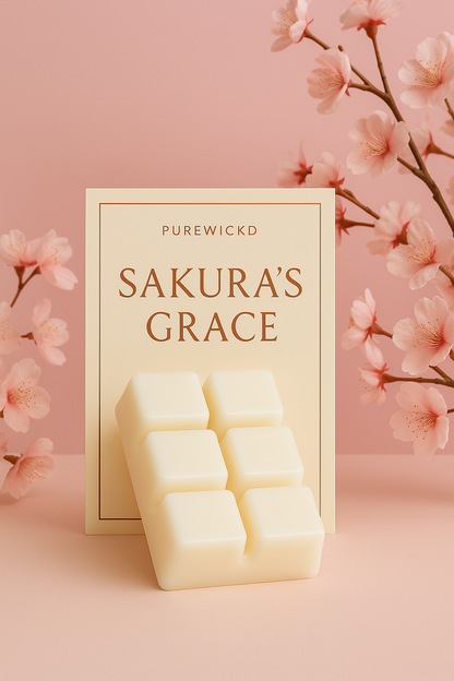 Sakura's Grace Soy Wax Melt - PureWickd